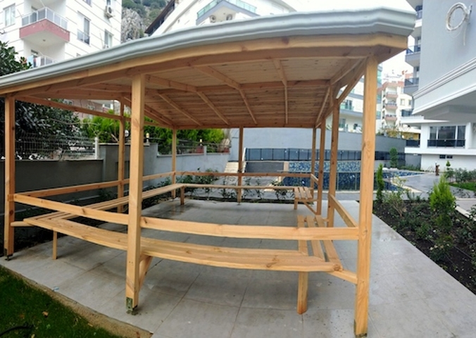 Квартира 2+1 в комплексе с газом в Хурме Коньяалты