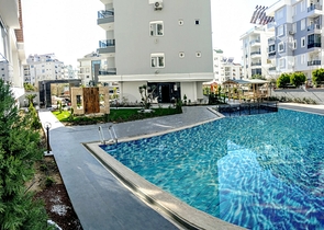 Квартира 2+1 в комплексе с газом в Хурме Коньяалты