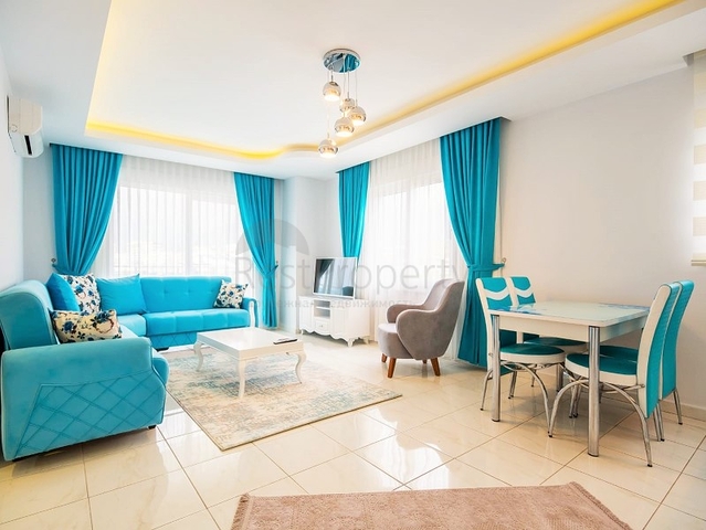 Меблированная квартира планировка 1+1 в Махмутларе