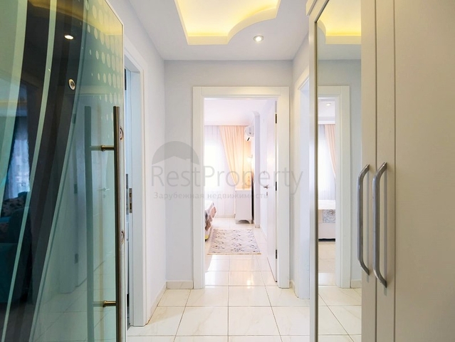 Меблированная квартира планировка 1+1 в Махмутларе