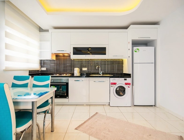 Меблированная квартира планировка 1+1 в Махмутларе