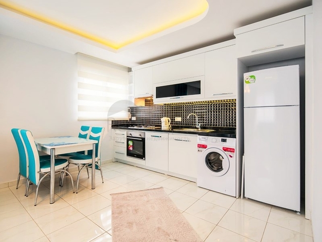 Меблированная квартира планировка 1+1 в Махмутларе