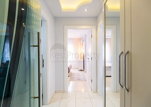 Меблированная квартира планировка 1+1 в Махмутларе