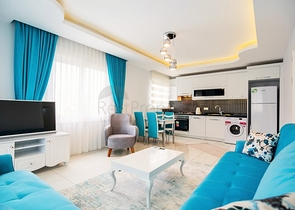 Меблированная квартира планировка 1+1 в Махмутларе