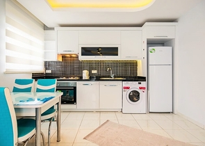 Меблированная квартира планировка 1+1 в Махмутларе