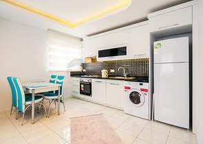 Меблированная квартира планировка 1+1 в Махмутларе