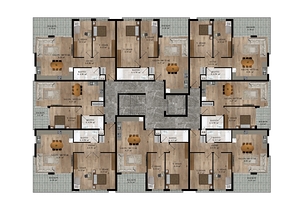 Проект на завершении строительства в районе Коньяалты Анталья