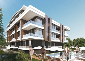 Проект на завершении строительства в районе Коньяалты Анталья