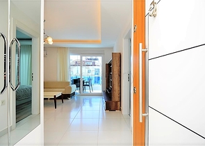 Меблированная квартира 1+1 в районе Махмутлар