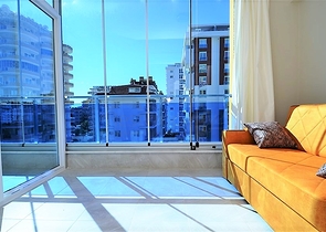 Меблированная квартира 1+1 в районе Махмутлар