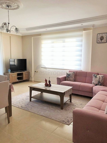 Меблированная квартира с видом на море в Махмутларе