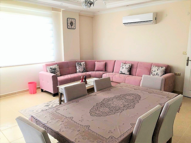 Меблированная квартира с видом на море в Махмутларе