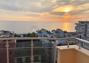 Меблированная квартира с видом на море в Махмутларе