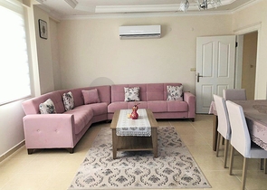 Меблированная квартира с видом на море в Махмутларе