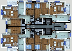 Инвестиционный проект в районе Кепез Анталья