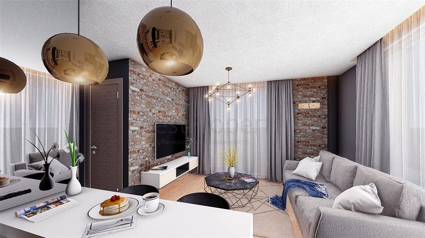 Квартира планировки 3+1 в новом комплексе в Алании