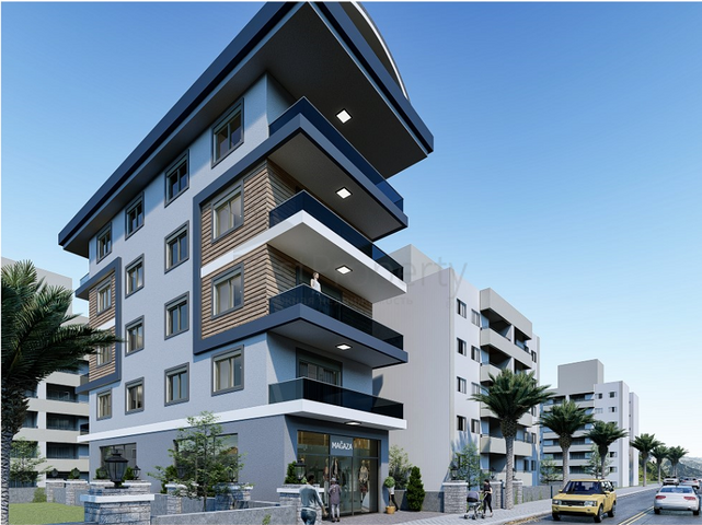 Квартира планировки 3+1 в новом комплексе в Алании