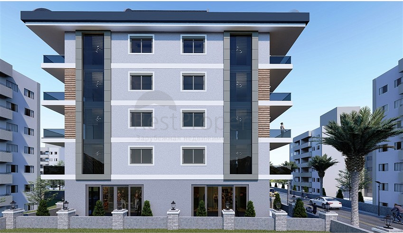 Квартира планировки 3+1 в новом комплексе в Алании