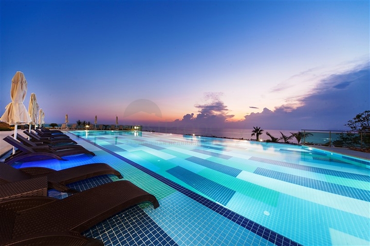 Двухкомнатная квартира с видом на море в Каргыджаке