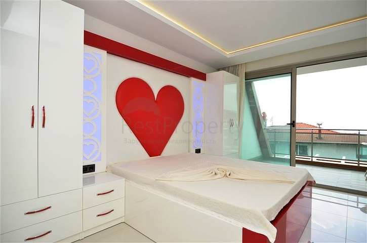 Двухкомнатная квартира с видом на море в Каргыджаке