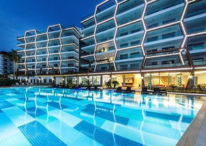 Двухкомнатная квартира с видом на море в Каргыджаке