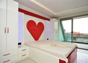 Двухкомнатная квартира с видом на море в Каргыджаке