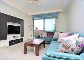 Двухкомнатная квартира с видом на море в Каргыджаке