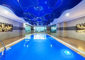 Двухкомнатная квартира с видом на море в Каргыджаке