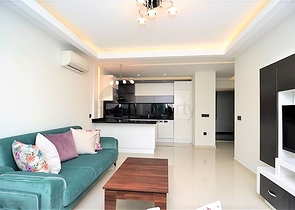 Двухкомнатная квартира с видом на море в Каргыджаке