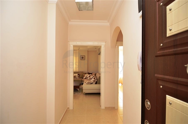 Большая двухуровневая квартира с видом на море в Махмутларе