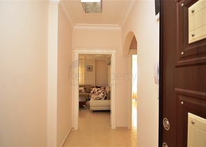 Большая двухуровневая квартира с видом на море в Махмутларе