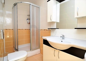 Большая двухуровневая квартира с видом на море в Махмутларе