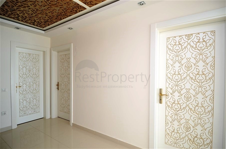 Квартира 2+1 с прямым видом на море в районе Махмутлар