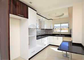 Квартира 2+1 с прямым видом на море в районе Махмутлар