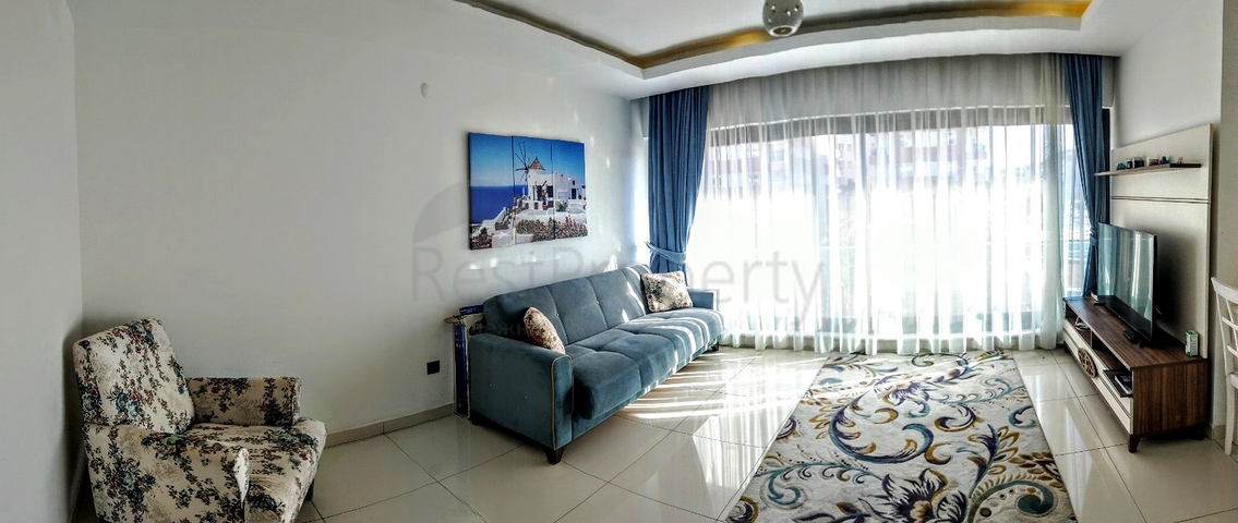 Квартира 2+1 в комплексе гостиничного типа в Анталии