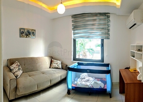 Квартира 2+1 в комплексе гостиничного типа в Анталии