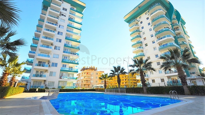 Меблированная квартира планировки 1+1 в районе Махмутлар