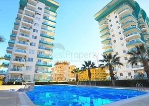 Меблированная квартира планировки 1+1 в районе Махмутлар