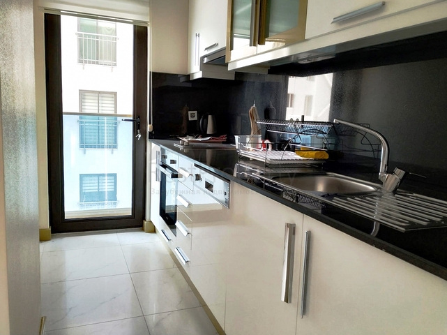 Квартира студия в современном комплексе в центре Алании