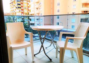 Квартира студия в современном комплексе в центре Алании