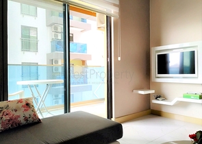 Квартира студия в современном комплексе в центре Алании