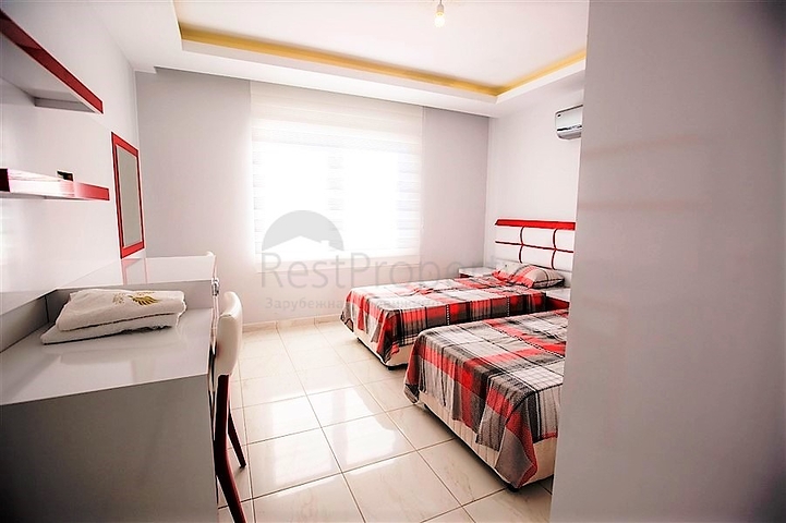 Двухкомнатная квартира с мебелью в районе Махмутлар