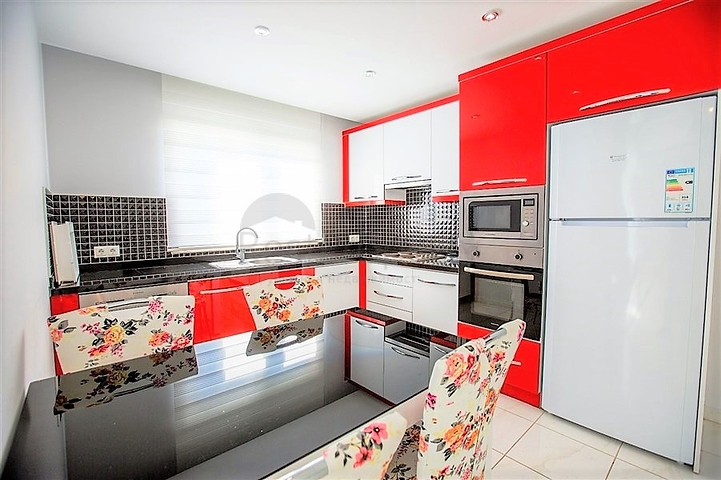 Двухкомнатная квартира с мебелью в районе Махмутлар