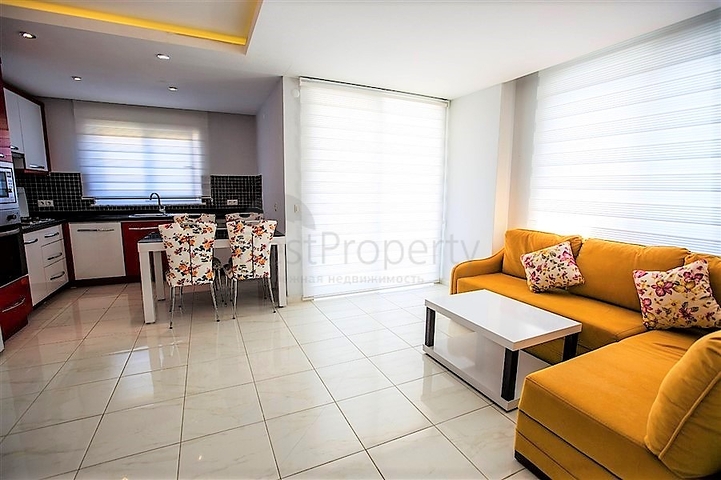 Двухкомнатная квартира с мебелью в районе Махмутлар