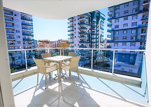 Двухкомнатная квартира с мебелью в районе Махмутлар