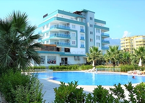 Двухкомнатная квартира с мебелью в районе Махмутлар