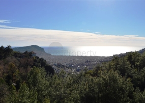 Двухэтажная вилла с видом на море в районе Тепе