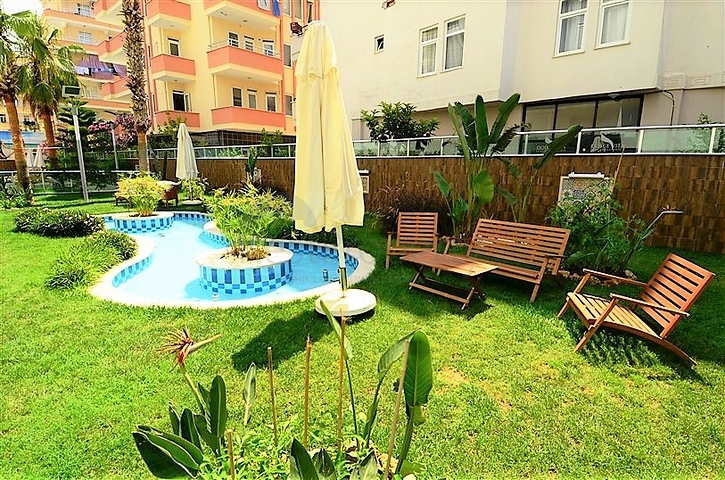 Трехкомнатная квартира с мебелью в Махмутларе