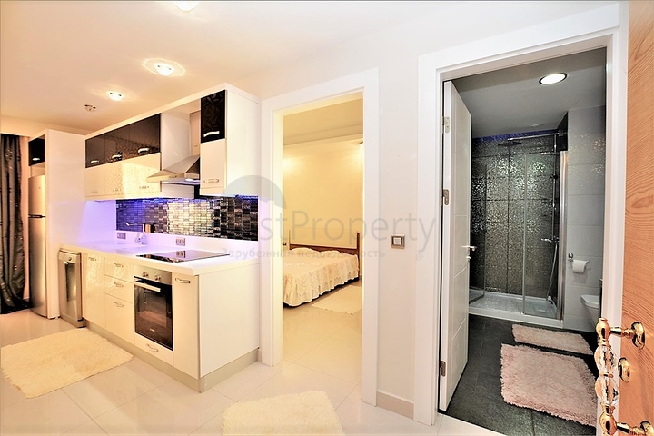 Меблированная квартира планировки 1+1 в районе Махмутлар