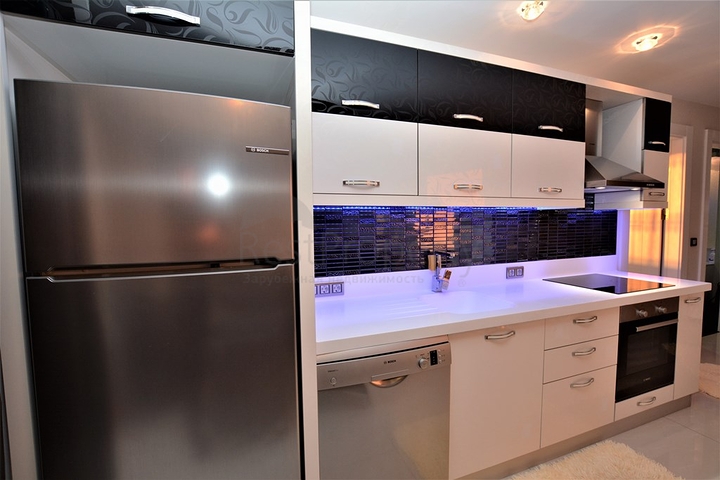 Меблированная квартира планировки 1+1 в районе Махмутлар